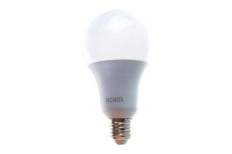 Купить Лампа светодиод. LL-R-A80-20W-230-4K-E27 груша 20Вт  нейт. Е27 Ресанта 4606059029304 фото №1