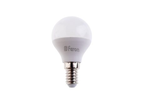 Купить Лампа светодиод. FERON LB-95 7Вт шар Е14 4000К G45 25479 фото №3