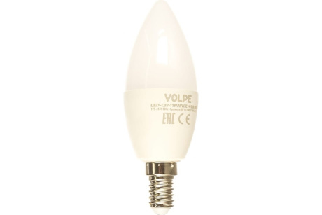 Купить Лампа LED-C37 свеча 11W E14 3000K Norma  UNIEL фото №1