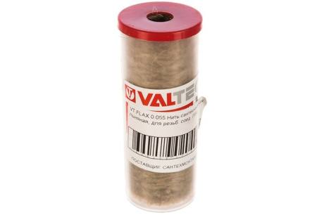 Купить Нить сантехническая льняная VALTEC  для резьбовых соединений  55м  VT.FLAX.0.055 фото №1