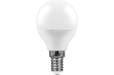 Купить Лампа светодиод. FERON LB-550 шар LED 9Вт Е14 4000К G45 25802 фото №2